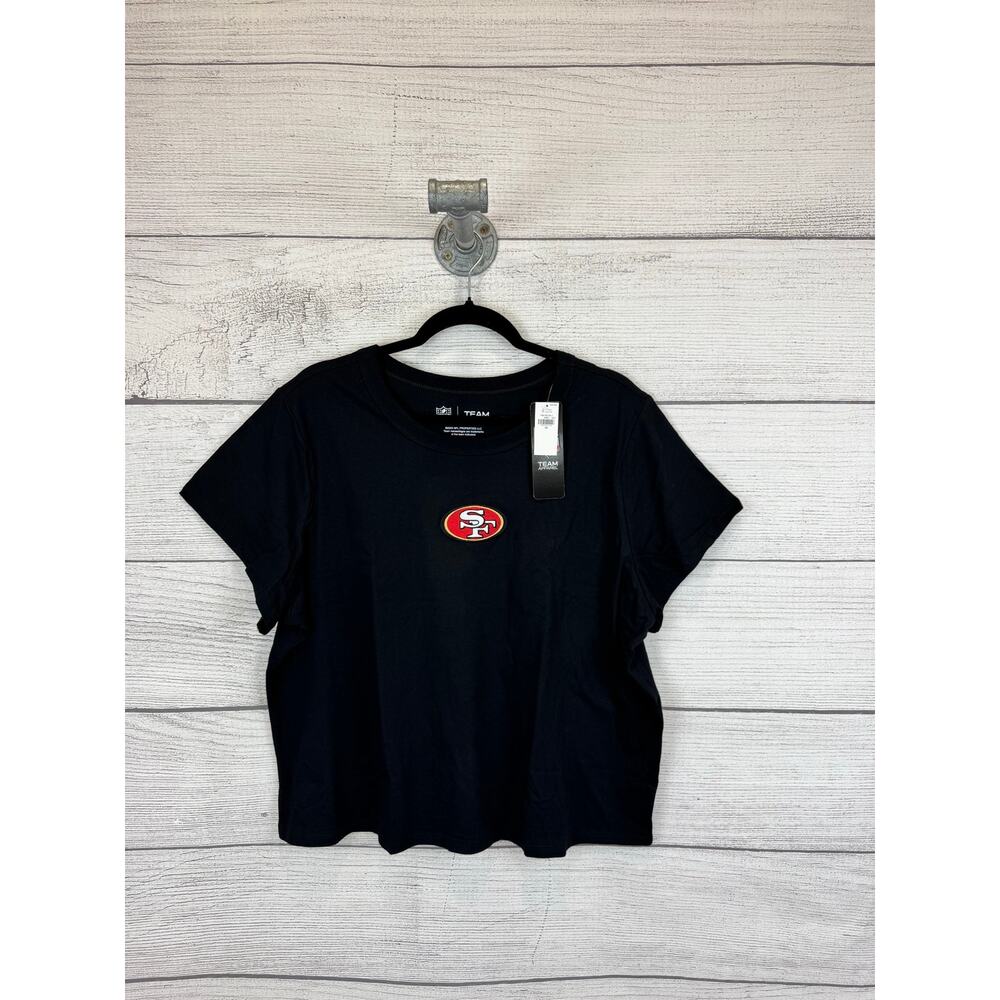 Old Navy Plus Size NFL San Fransisco 49er's Football Patch Graphic Tee Size 3X